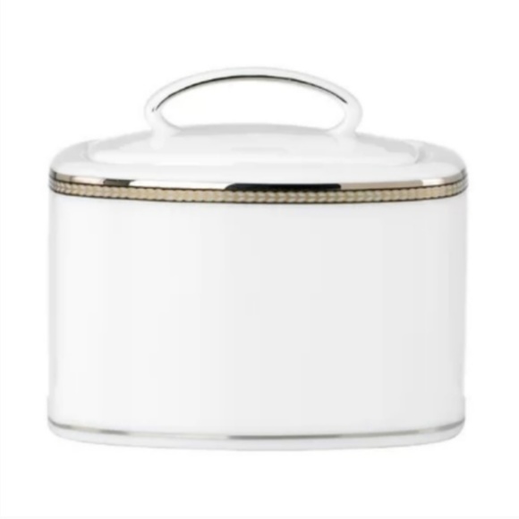 kate spade Sonora Knot Sugar Bowl dish container with lid nwt - Picture 3 of 6